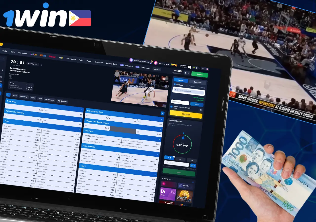 Live sports betting 1Win