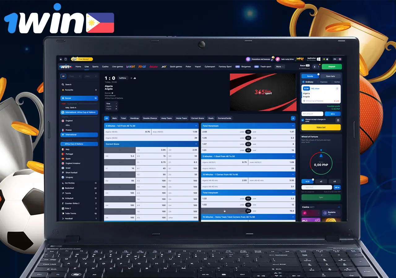 1Win Sports Betting Options